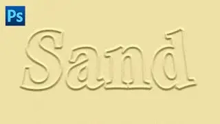 Photoshop Tutorial | Sand Text Effect in Photoshop