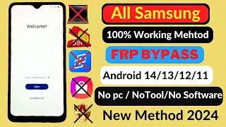 Samsung FRP Unlock All Samsung FRP Bypass 2024 ADB Failed || Android/13/14 | Remove Google Account
