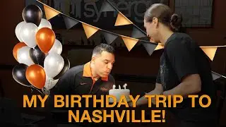 Sean V. Bradley Celebrating His 48th Birthday In Nashville With The Bradley Family, Podium & Dealers