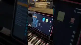 Yamaha NU1XA Smart Pianist and selecting songs 