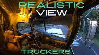Realistic Truck Driver View / Shifting 18 Speed