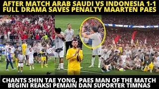 AFTERMATCH ARAB SAUDI VS INDONESIA 1-1. BEGINI REAKSI LEGA PAES DAN SELEBRASI PEMAIN SUPORTER TIMNAS