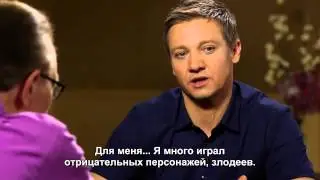 Соколиный Глаз не умрет в Мстители: Эра Альтрона. Джереми Реннер на шоу Ларри Кигна (субтитры)