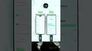 iPhone 15 Pro Vs S24 Ultra Charging Test 😱 #shorts