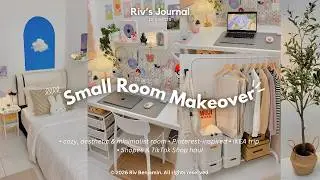 Minimalist, Aesthetic & Cozy Small Room Makeover | Pinterest, IKEA trip, Shopee & TikTok shop hauls