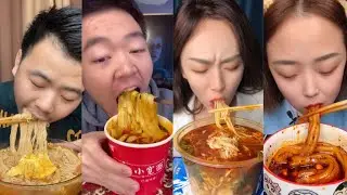 Asmr noodles eating show. 중국면먹방 모음. 食べる音. 맛있는 소리