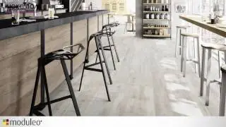 Плитка пвх ivc moduleo (модулео) impress click Castle oak 55152. Виниловый ламинат на пол.