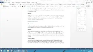 Show or hide Styles pane in Word 2013