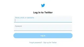 #2 How to Create Twitter Login Page Using Html & CSS | HTML & CSS projects for beginners in 2021