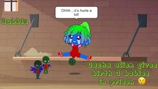 Gacha alien gives birth 3 babies in prison 😢 Gacha mpreg // #gacha #gachaclub