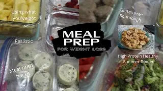 WHAT I MEAL PREPPED THIS WEEK + Quick & Easy Healthy (High Protein) Summer Dinner Idea
