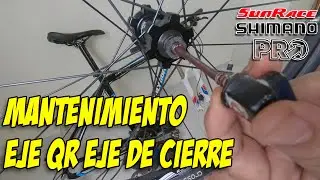 CIERRE DE BICICLETA, EJE DE CIERRE, AGUJETA