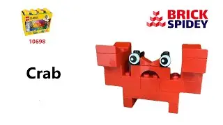 How to make a Lego Crab 게 using Lego Classic 10698 #legoclassic10698 #crab #lego