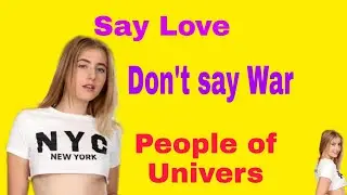 Say Love ❤️  Don't say war||Aria Logan