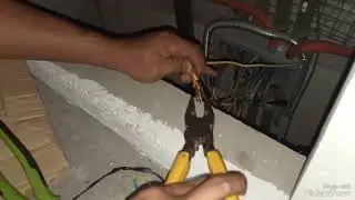 ACTUAL LIVE WIRE SPLICING