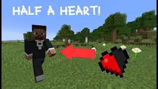 Minecraft, But I Have Half A Heart...