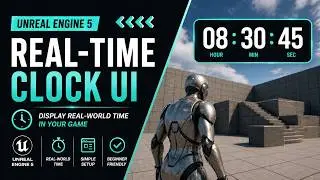 Unreal Engine 5.5: Display Real-Time Clock in Your Game | Easy Tutorial 