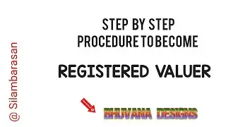 PROCEDURE TO BECOME REGISTERED VALUER