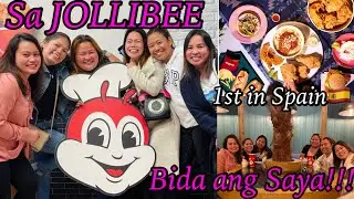 Dinner Bonding @ Jollibee | 1st Jollibee in Spain 🇪🇸 | MarshylVlogs