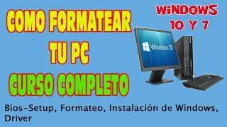 Como Formatear PC Instalar Windows 10 Curso Completo 2023, aprende 3 metodos