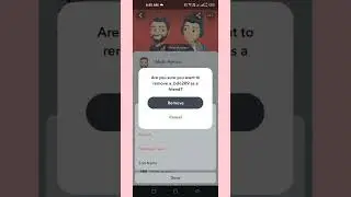 how to unfriend anyone in Snapchat application easily ? | #tech #smartphone #snapchat #ytshorts