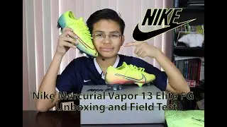 Unboxing and Field test of Nike Mercurial Vapor 13 Elite FG - Lemon Venom/Black/Aurora Green