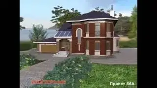 Проект загородного дома 56А «Ювенил». АДС Альфаплан