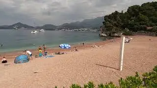 Amazing Beach at "St. Stefan", Montenegro - Organic video