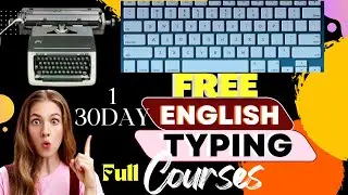 English Typing Course- DAY 1 | Free Typing Lessons | Touch Typing Course | Course Wallah