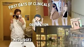 COME TO CLINICALS WITH ME! | hospital, orientation, recap