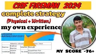 CISF FIREMAN 2024 (MY EXPERIENCE) ❤️ #ssc #sscgd