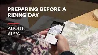 Preparing before a riding day in the mountains with the new ARVA app !
