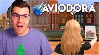 AVIODORA: Un nuevo MUNDO ABIERTO turístico inspirado en EUROPA en Los Sims 4 ✈️
