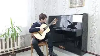 Гомонов Егор, 13 лет. Вариации на тему русской  народной песни 