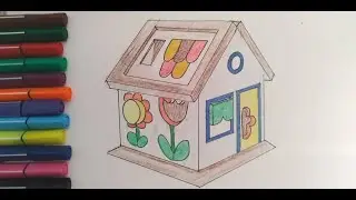 Uy rasmini chizish 🏠 | Oson rasm chizish