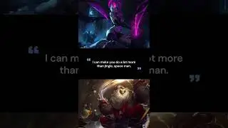 League of Legends Evelyn Interactions #leagueoflegends #voicelines #league #quotes #viral #shorts