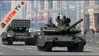 Rehearsal for the Victory Day parade in Moscow.