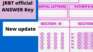 Official answer key Tripura jrbt LDC group d/ answer key