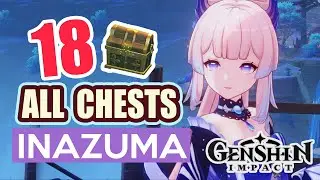 ALL CHESTS IN INAZUMA | Sangonomiya Shrine | COMPLETE GUIDE #18【 Genshin Impact 】