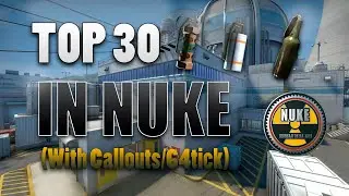 TOP 30 Essential NUKE SMOKES, FLASHES and MOLOTOVS (64 Tick) With CALLOUTS | 2020 |