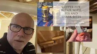 How-to Repair & Fix Copper Pipe Leak: Easy DIY Solution Using PEX and Shark Bites