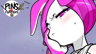 Pens & Feathers_Tickling Raspberry