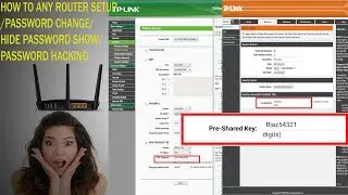 TP-Link , D-Link,Tenda,Mi & Any Router Password  Change  & hide Password Show By Android Phone