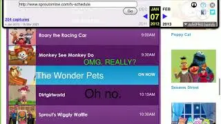 PBS KIDS Sprout TV schedule 2012.