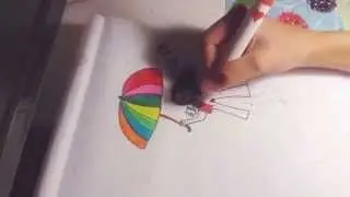 Девочка с зонтиком🙋🏼🙋🏼🙋🏼🙋🏼🙋🏼