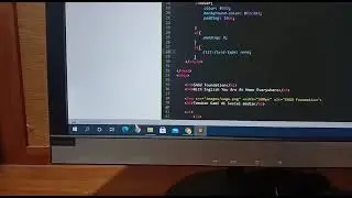 My first time using Sublime Text  Editor to Code HTML & CSS