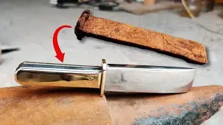 The Surprising Transformation of a Rusty Metal Cutting Chisel
