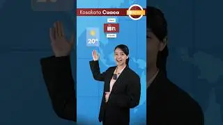 Today's weather forecast in Japanese 
