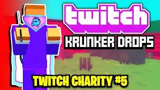 Krunker NEW TWITCH DROPS  INSANE ITEMS (Charity) How to link account