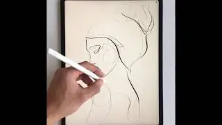 Drawing Female Portraits With One Line